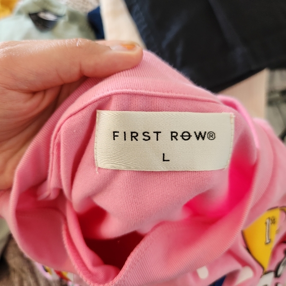 🌸First Row varsity bird pink oversized grafic tee Size L - Picture 5 of 6